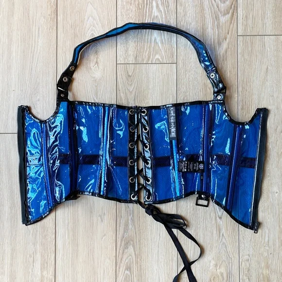 RARE ⭑* Lip Service ⭑* PVC Underbust Corset 😱 - Picture 2 of 4